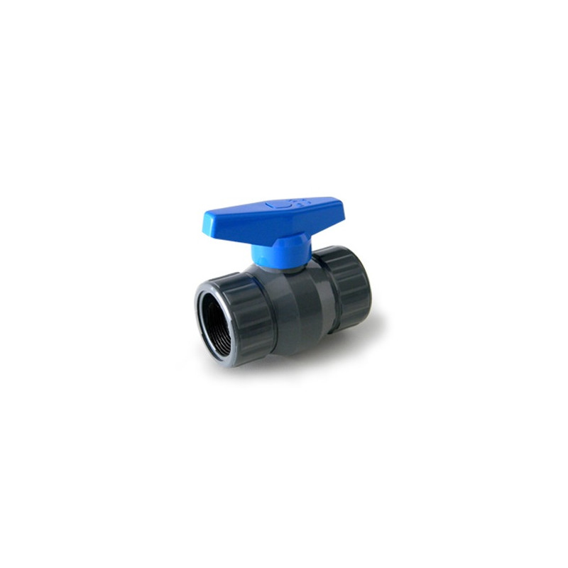 valvula esferica plastica rosca hembra 2" Duke