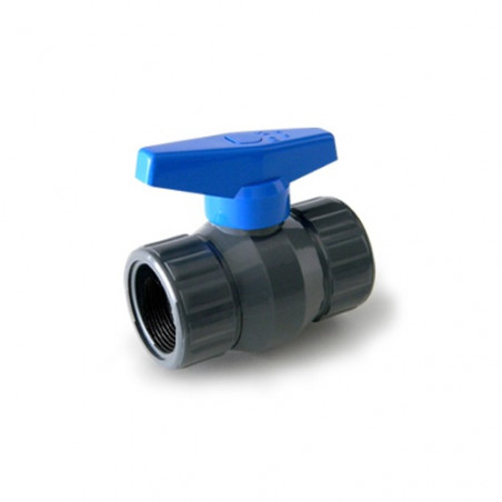 valvula esferica plastica rosca hembra 2" Duke