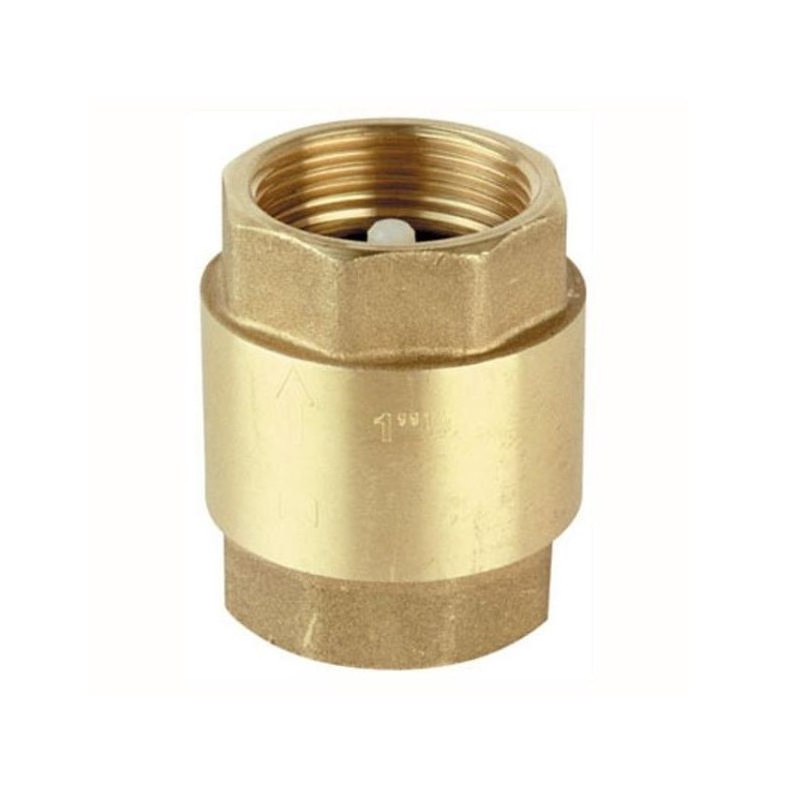 Valvula retencion bronce 1"