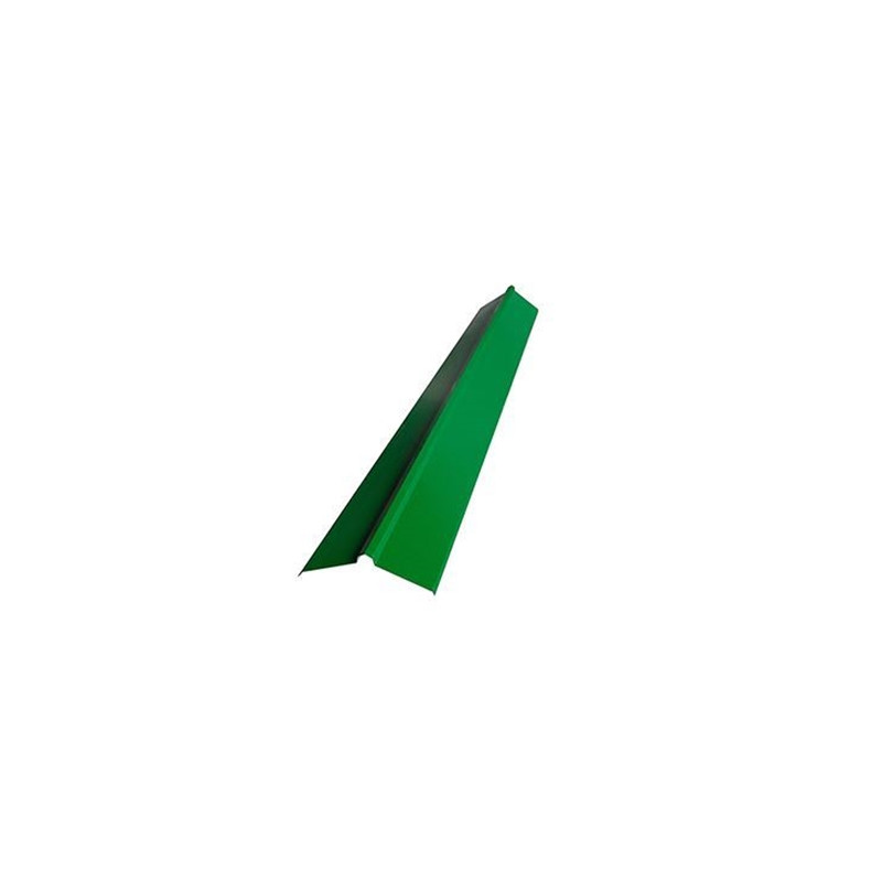 Caballete chapa verde liso 40 cm 2.44 mts
