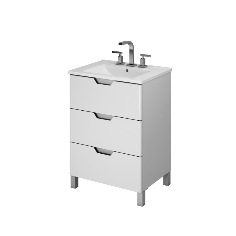 Vanitory 80cm Cima PVC blanco Buona