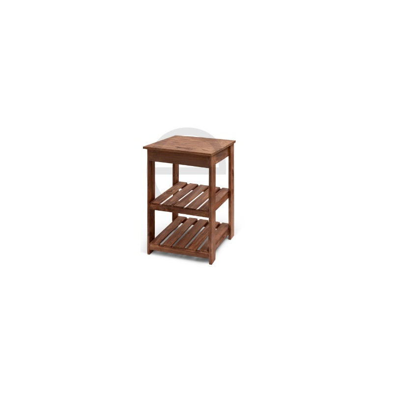 vanitory de pie madera natural 50cm con tapa RMA