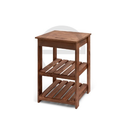 vanitory de pie madera natural 50cm con tapa RMA