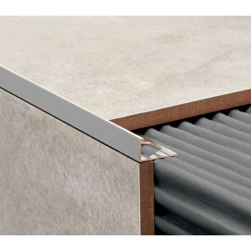Varilla L aluminio 10mm cromo mate Atrim