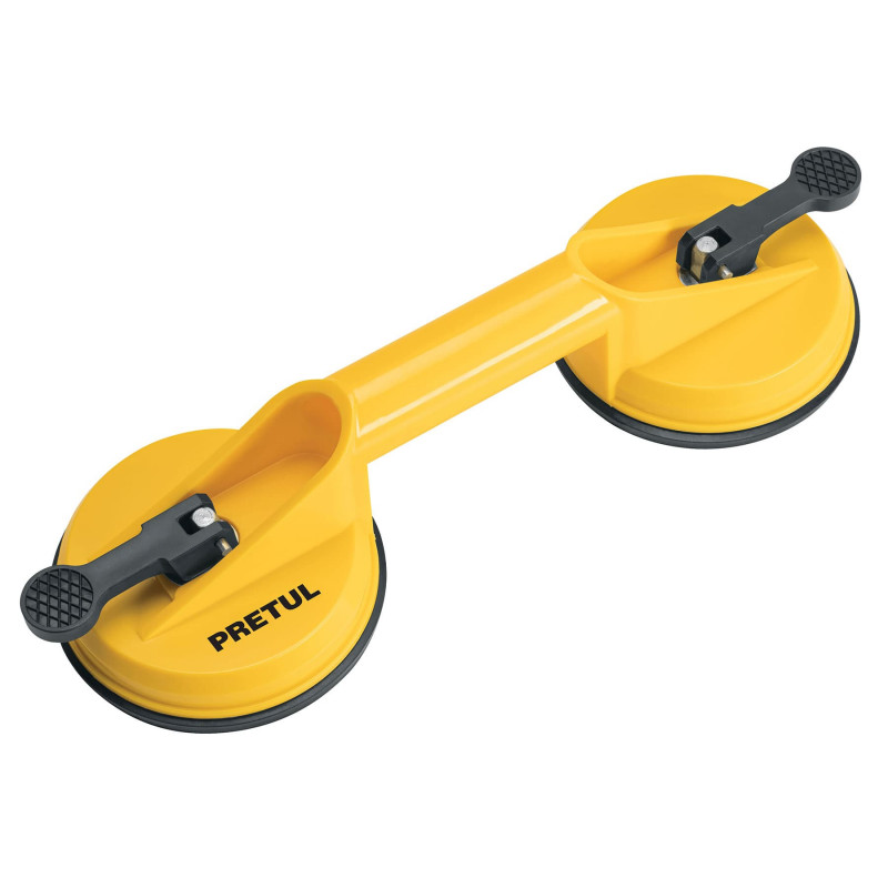 Ventosa plastica doble para levantar materiales lisos Pretul