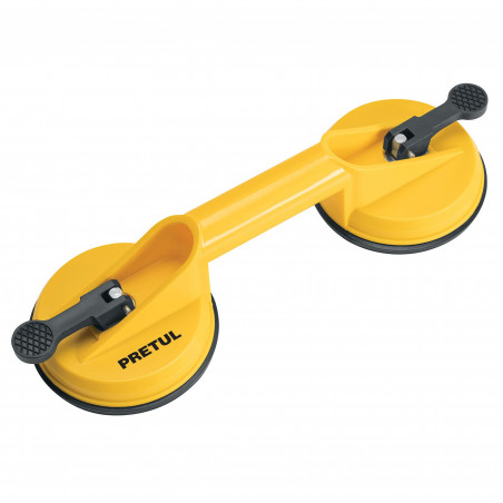 Ventosa plastica doble para levantar materiales lisos Pretul