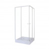 Cabina para ducha vidrio transparente 80 x 80cm Gloa