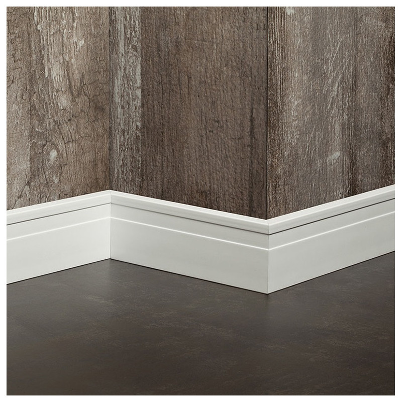 zocalo EPS Line blanco 70mm Atrim