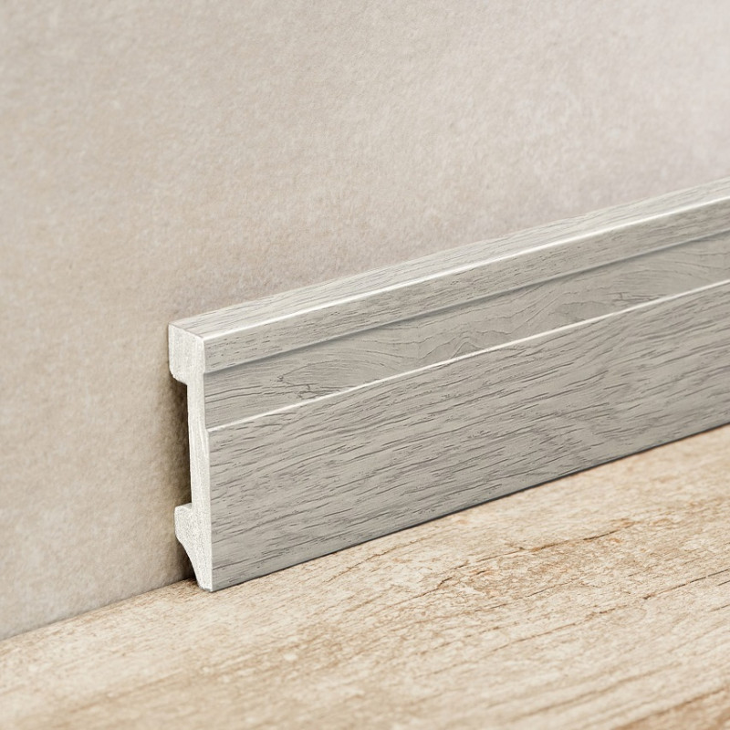 Zocalo EPS Line gris claro 70mm Atrim
