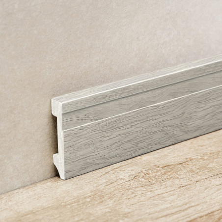 Zocalo EPS Line gris claro 70mm Atrim