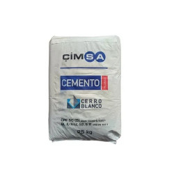 Bolsa cemento blanco 25 kg...