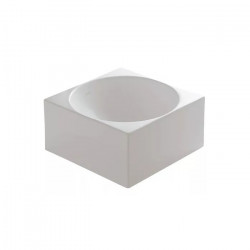 Bacha de apoyar Cubo blanca...
