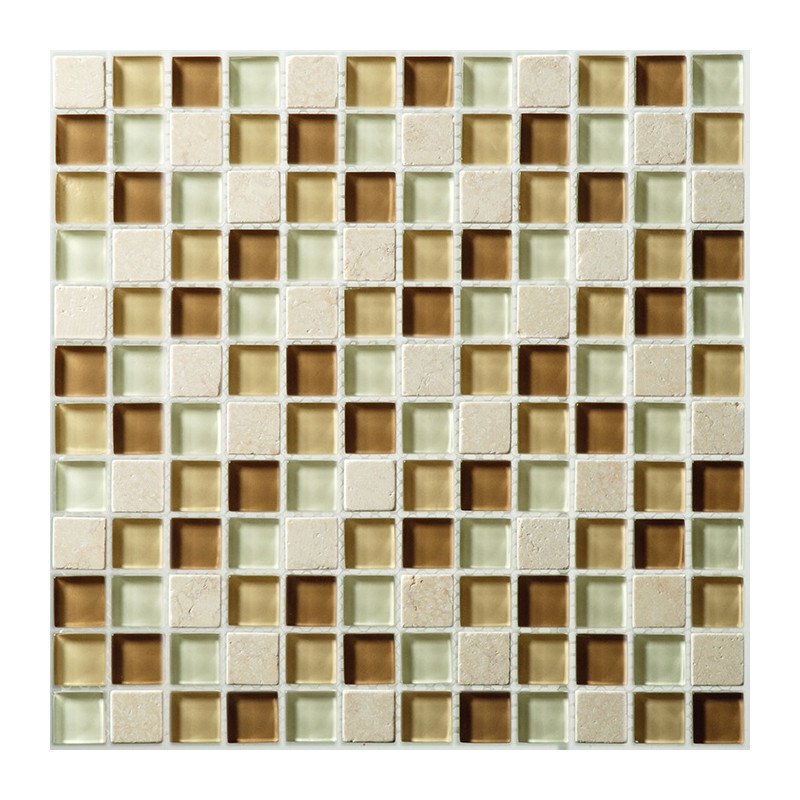 Malla revestimiento Ocra brillante 30 x 30cm Misiones