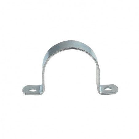 Grampa omega galvanizada para caño PVC 110 mm