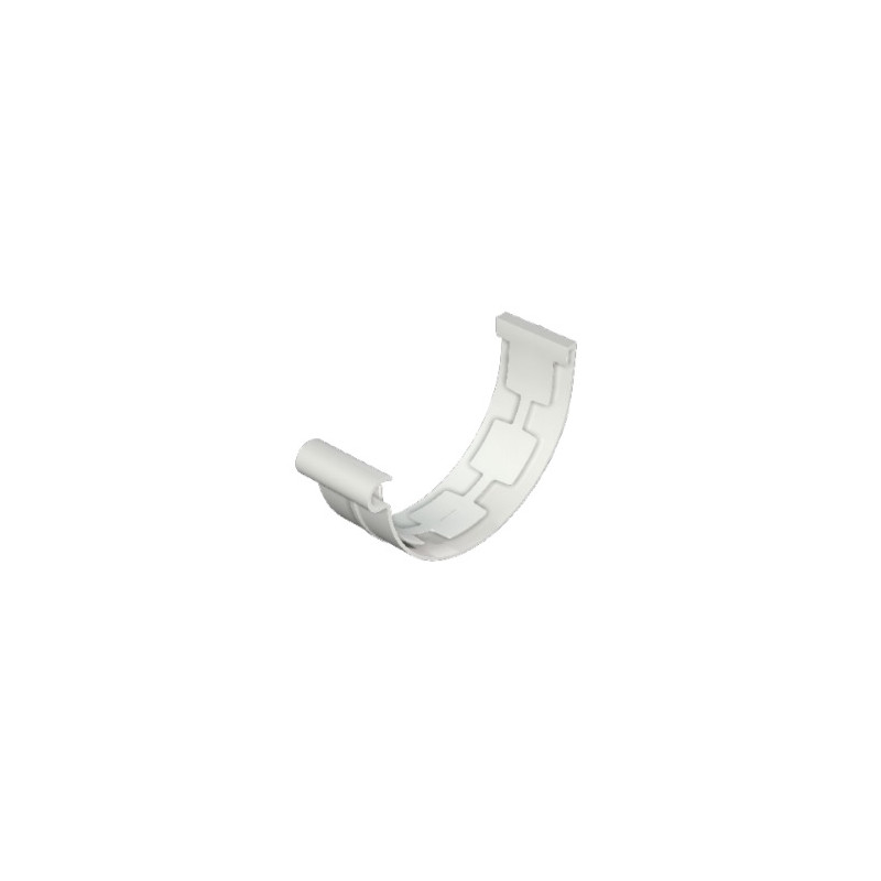 Union PVC blanco canaletas Pluvitubo