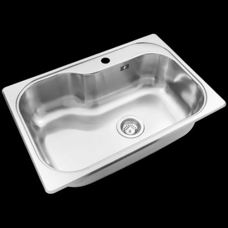 pileta Luxor SI71A acero inox 304 Johnson Acero