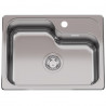 pileta Luxor Mini SI55 A acero inox 304 Johnson Acero