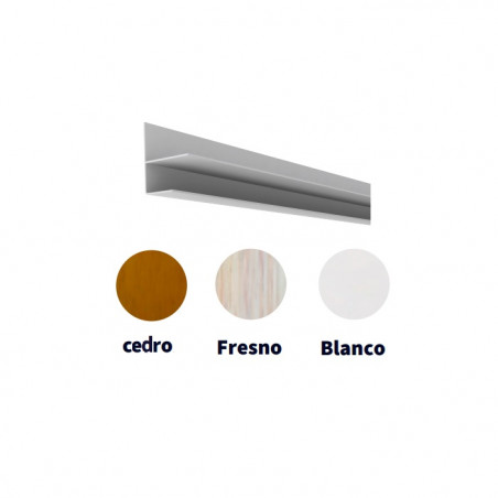 Perfil de borde blanco 10 mm x 3 mts