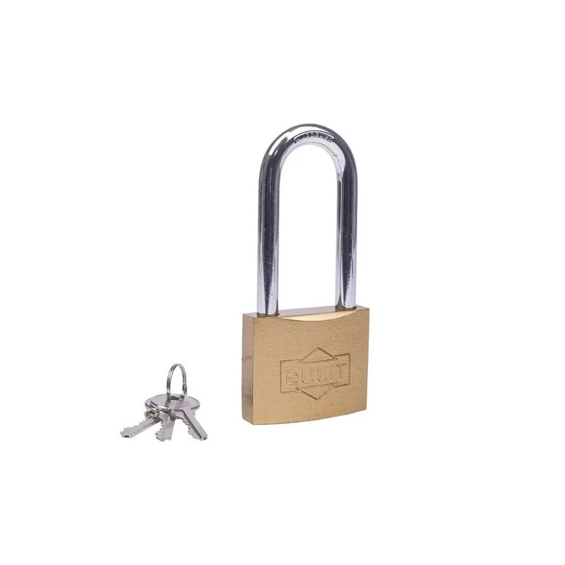 candado bronce reforzado aro largo 40mm Bulit
