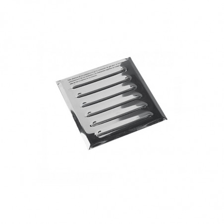 Reja de ventilacion acero inoxidable 20 x 20cm