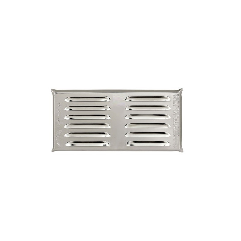 reja de ventilacion acero inoxidable 15 x 30cm