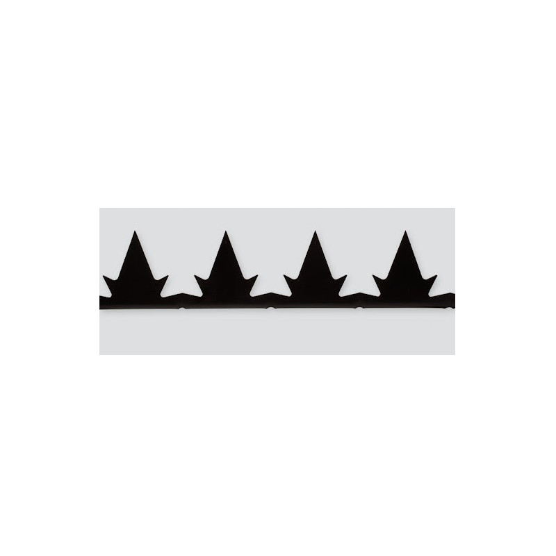 Perfil de seguridad simple negro 1 metro Extender