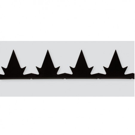 Perfil de seguridad simple negro 1 metro Extender