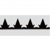 Perfil de seguridad simple negro 1 metro Extender