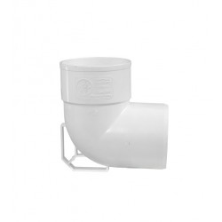 codo con base PVC 90º 100...