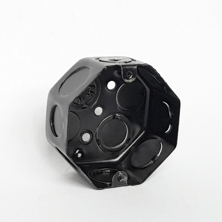 caja derivacion embutir metalica octogonal 7 x 7cm