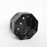 caja derivacion embutir metalica octogonal 7 x 7cm