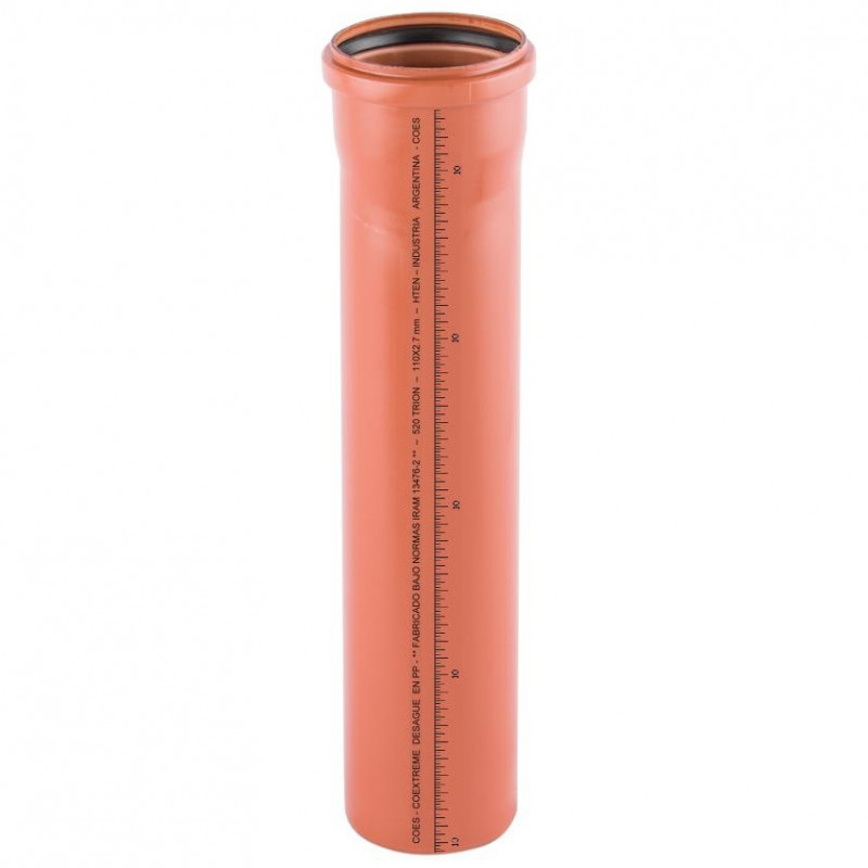 Tubo 110mm 4 mts  Junta elastica