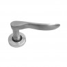 Picaporte Helice doble balancin aluminio satinado
