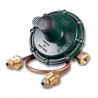 regulador para gas envasado 45 Kg con flexible cobre