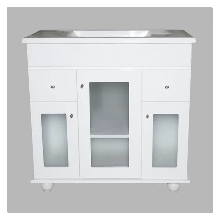 Mueble para baño Maral blanco 80cm con mesada IG