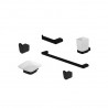 juego accesorios para baño Linea 16000 Soria black Peirano