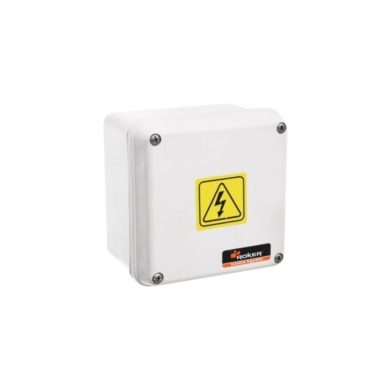 Caja de paso exterior 10 x 10 x 8 cm blanca