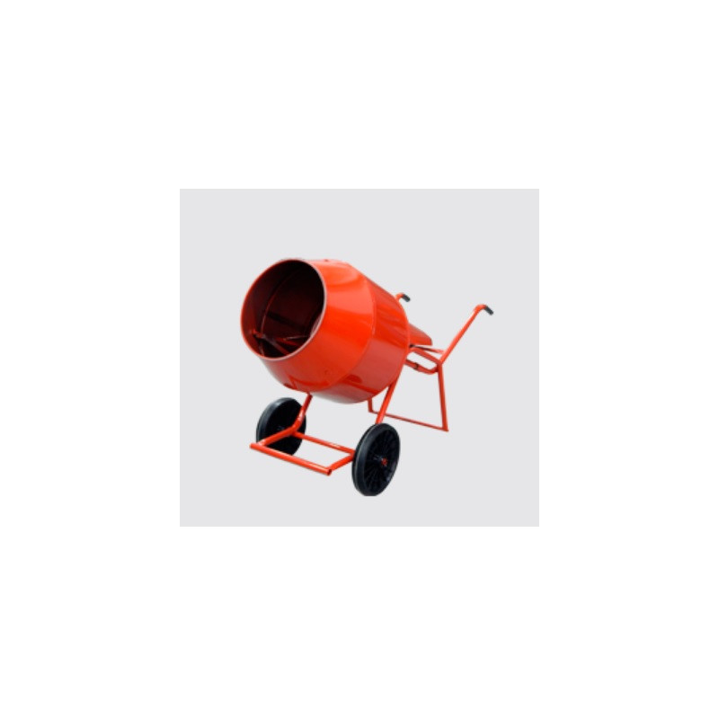 maquina hormigonera 130 lts super reforzada naranja Hormaq