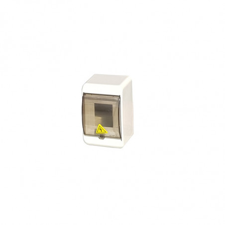 Caja de superficie para termicas 4 modulos mini con puerta