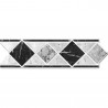 guarda ceramica Lanin negro 6 x 20cm CS