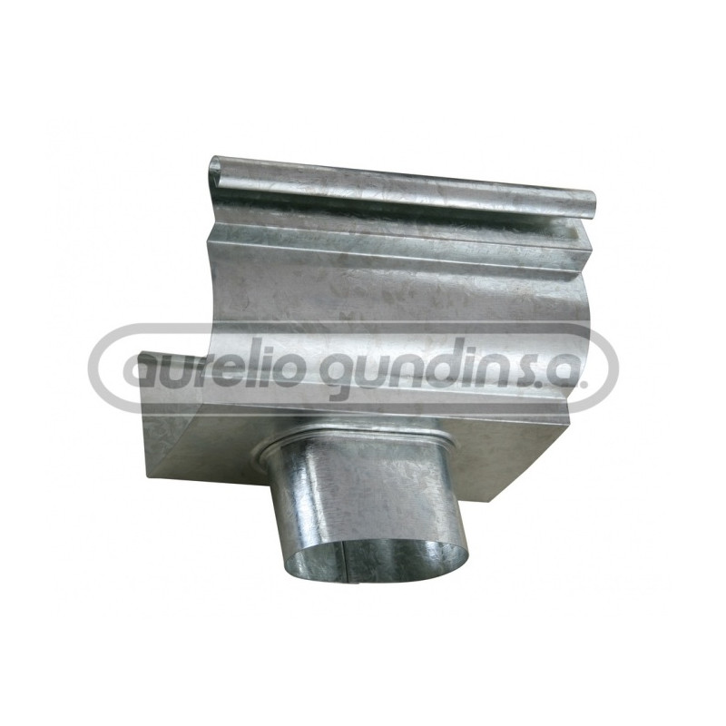 Intermedio chapa galvanizada para canaleta moldura