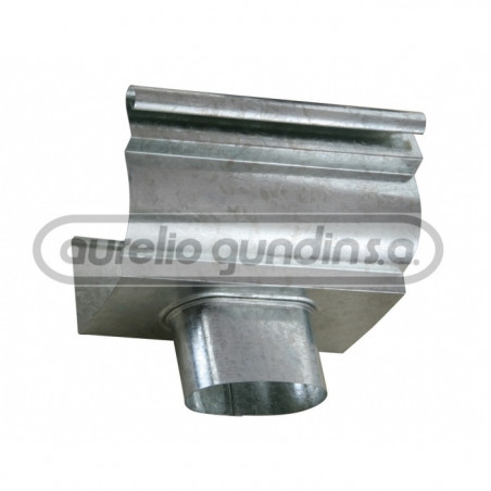 Intermedio chapa galvanizada para canaleta moldura