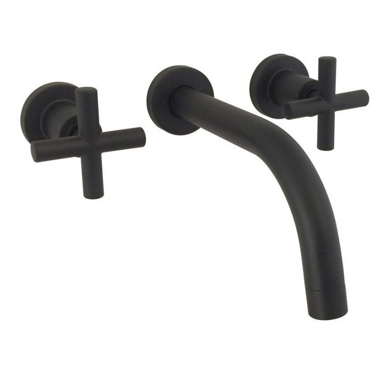 griferia para lavatorio de pared Black Velvet Peirano