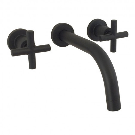 griferia para lavatorio de pared Black Velvet Peirano