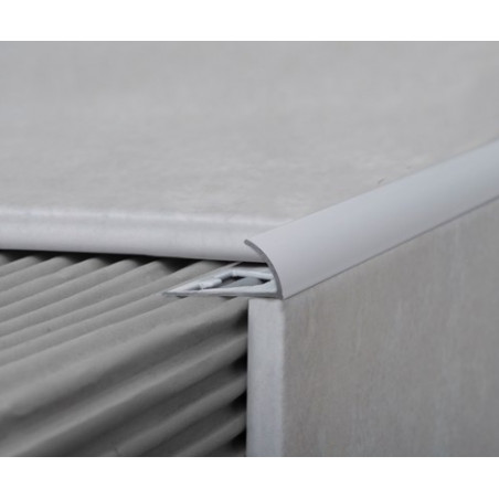 guardacanto aluminio 10mm Arco blanco Atrim