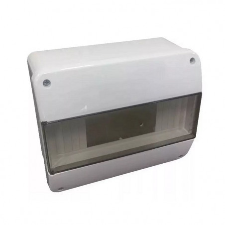 Caja para termicas 8 modulos blanca con puerta
