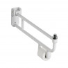 barral rebatible con porta rollo 80cm VTEPA blanco Ferrum