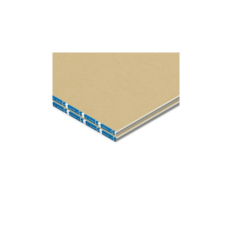 Placa de yeso 9.5mm 1.20 x 2.40 mts Novoplack