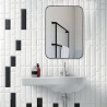 Espejo rectangular Black 50x70cm Reflejar