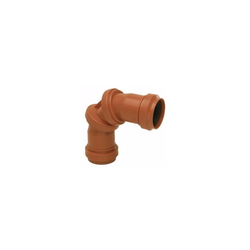 Codo poliangular 63 mm junta elastica Duratop